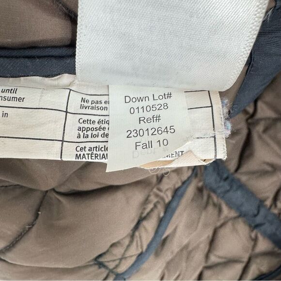Eddie Bauer 550 Fill Power Goose Down Quilted Vest Sz  XS - Picture 7 of 10